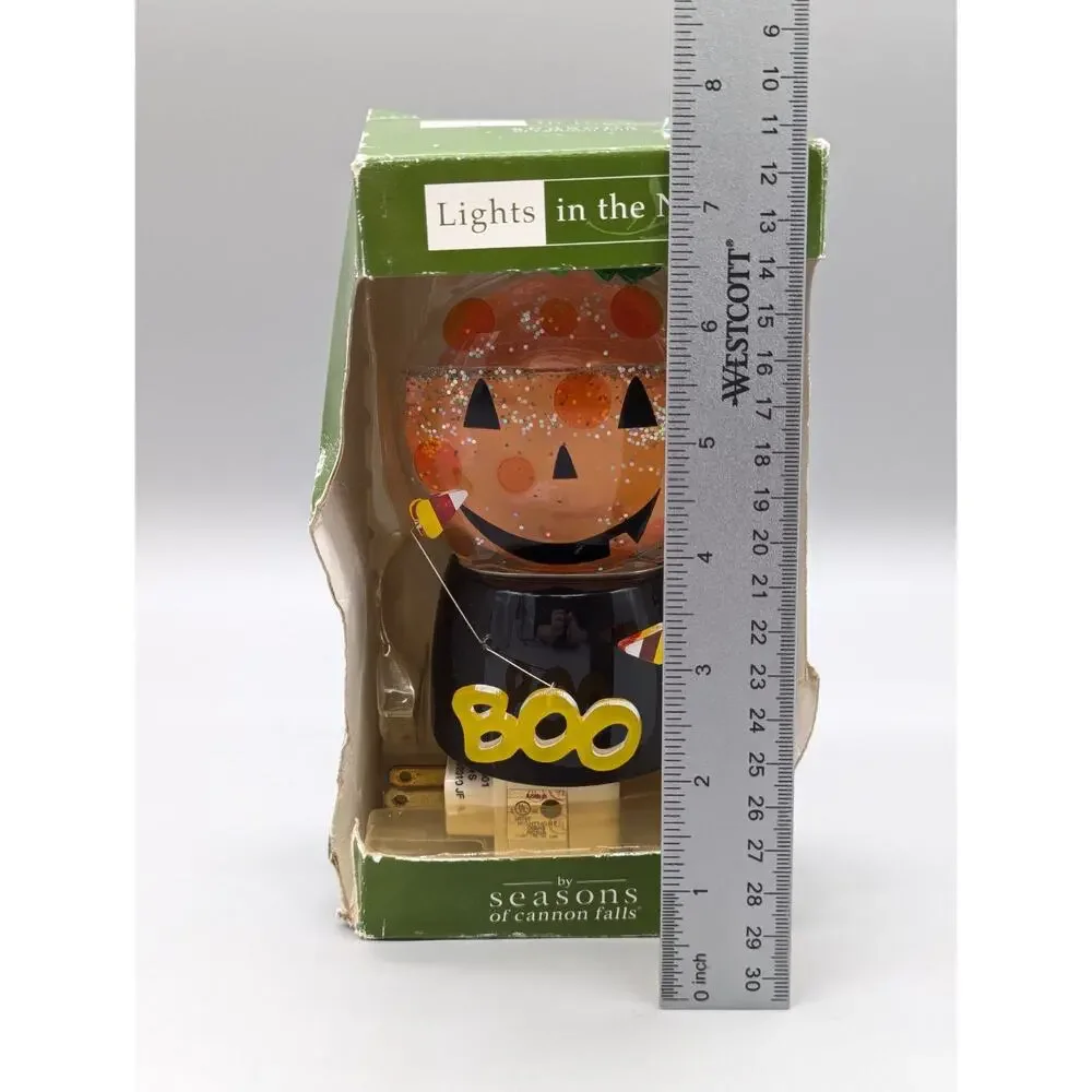 Halloween Decor Night Light Jack O Lantern Pumpkin 2001 Wall Plug